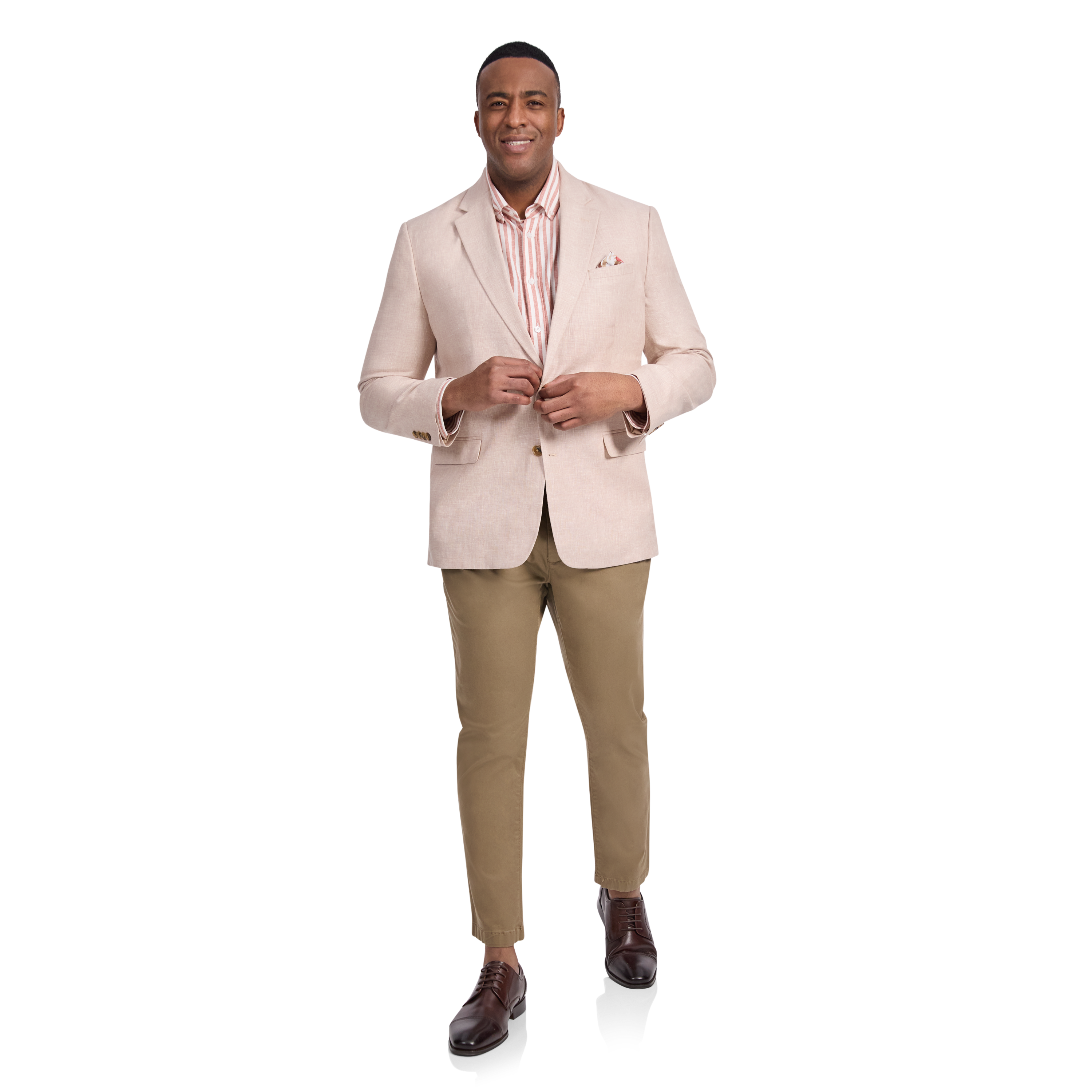 Champagne Jensen Linen Blend Blazer
