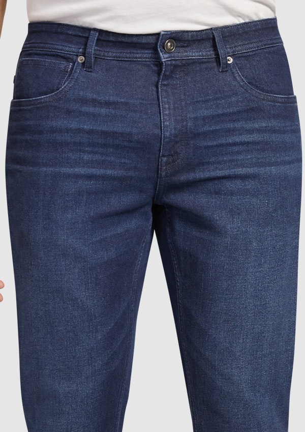 Dark Wash Ronnie Tapered Fit Jean