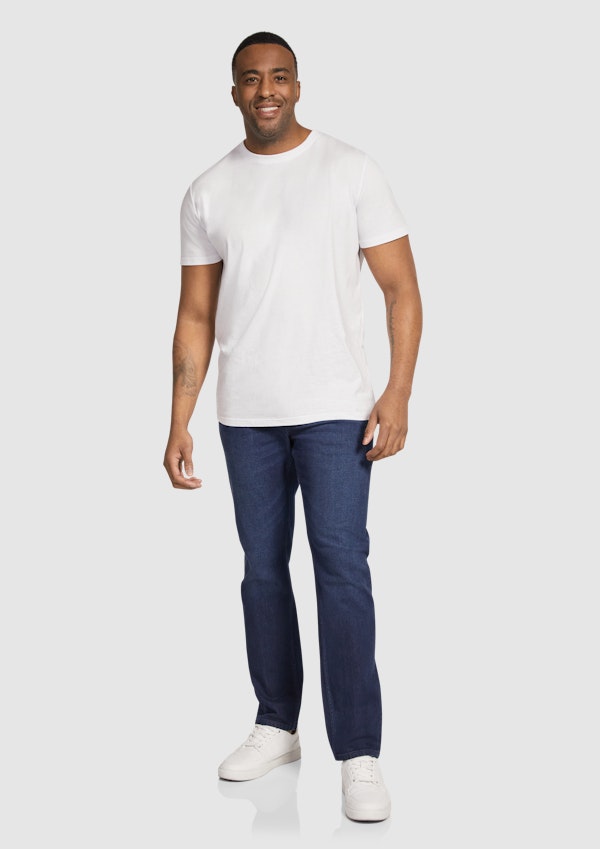 Dark Wash Ronnie Tapered Fit Jean