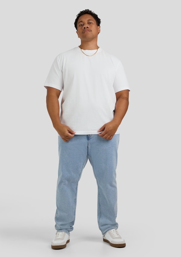 Ice Blue Ronnie Tapered Fit Jean