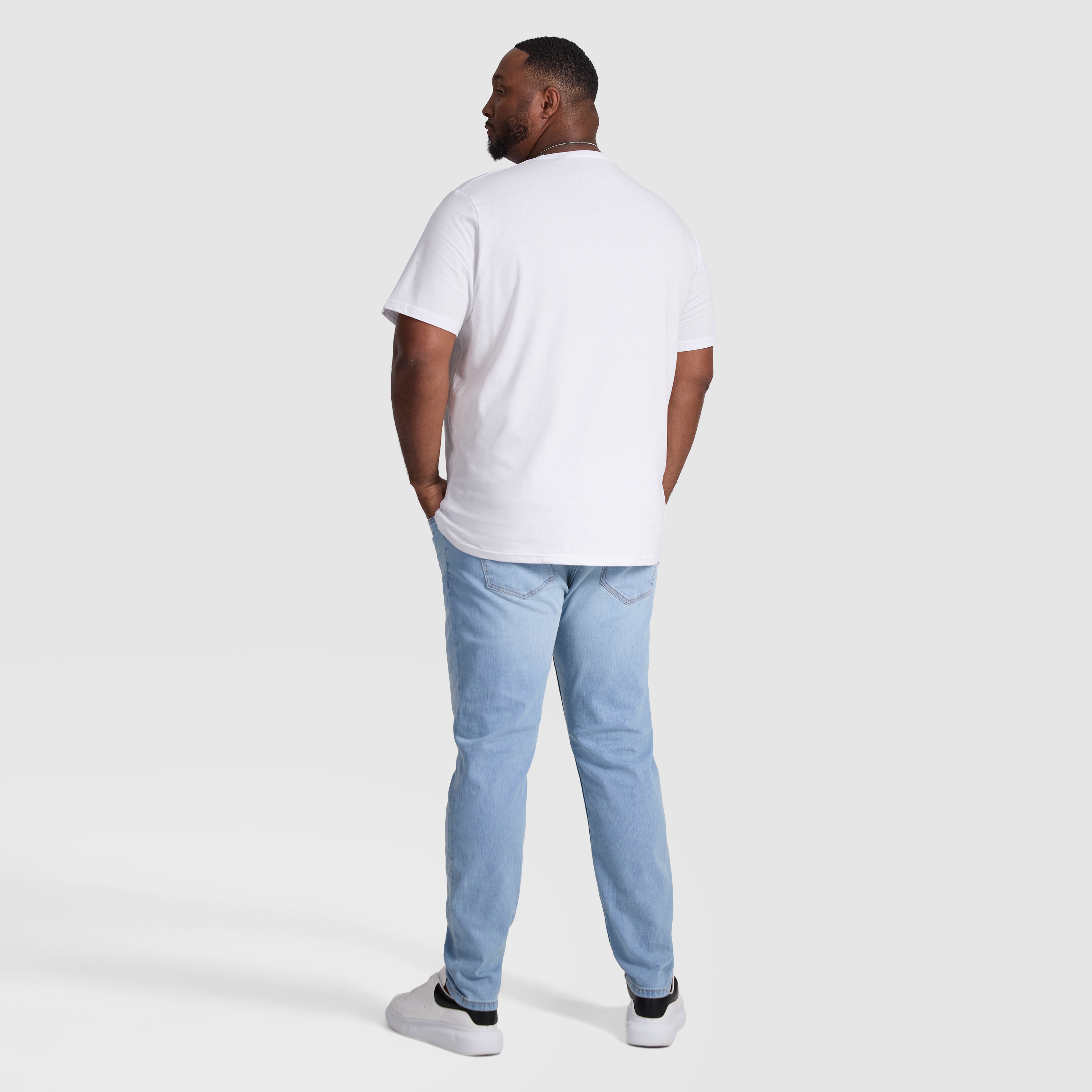 Light Wash Ronnie Tapered Fit Jean