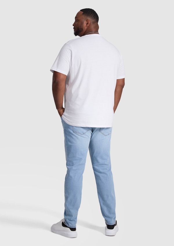 Light Wash Ronnie Tapered Fit Jean