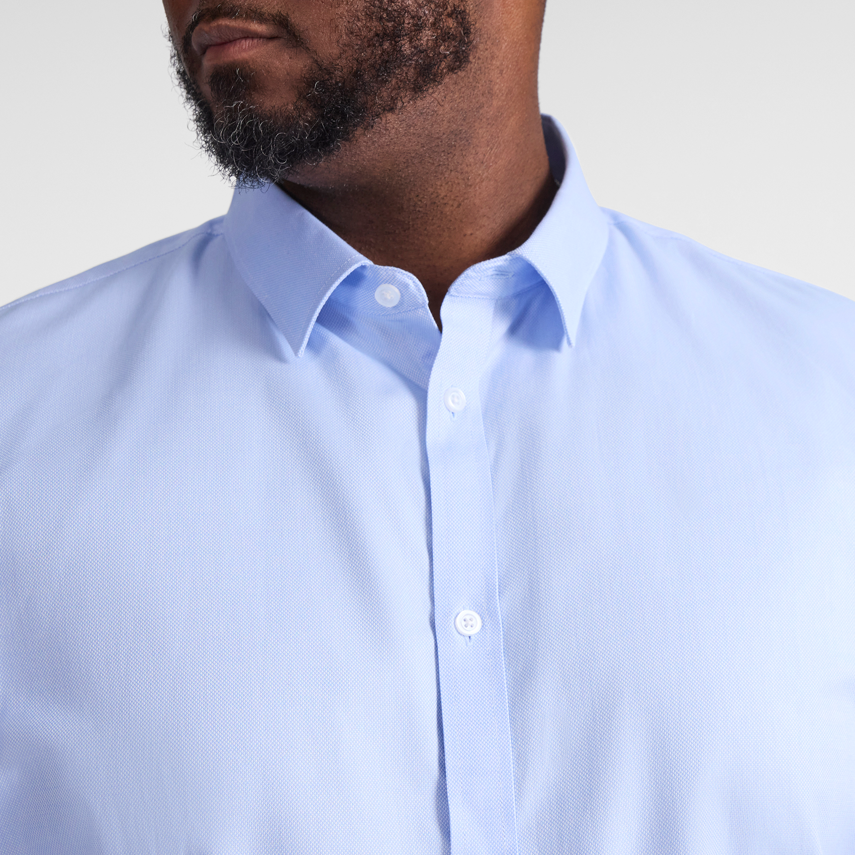 Light Blue Coolmax Stretch Dress Shirt