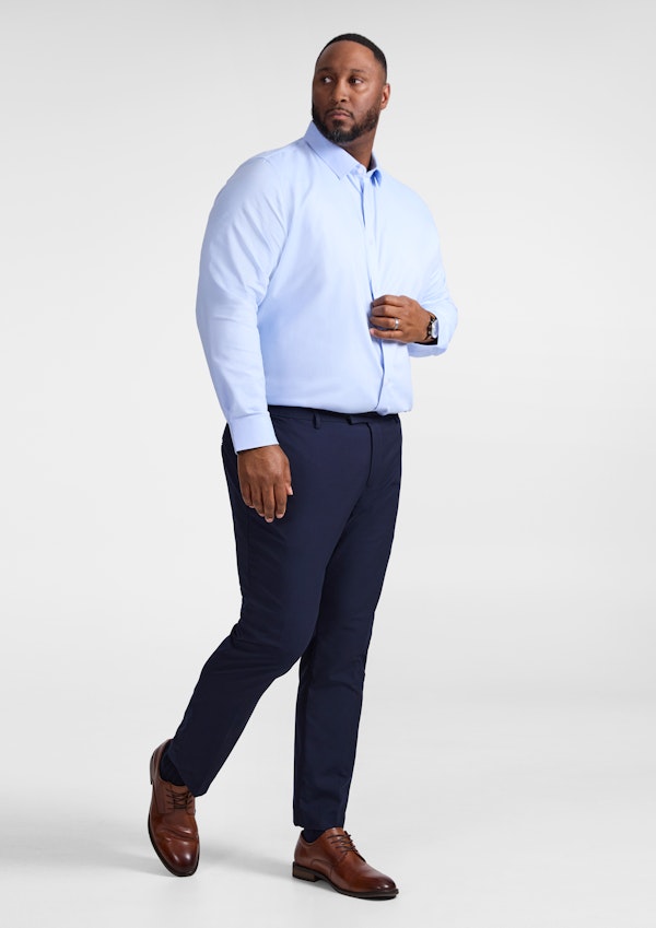 Light Blue Coolmax Stretch Dress Shirt