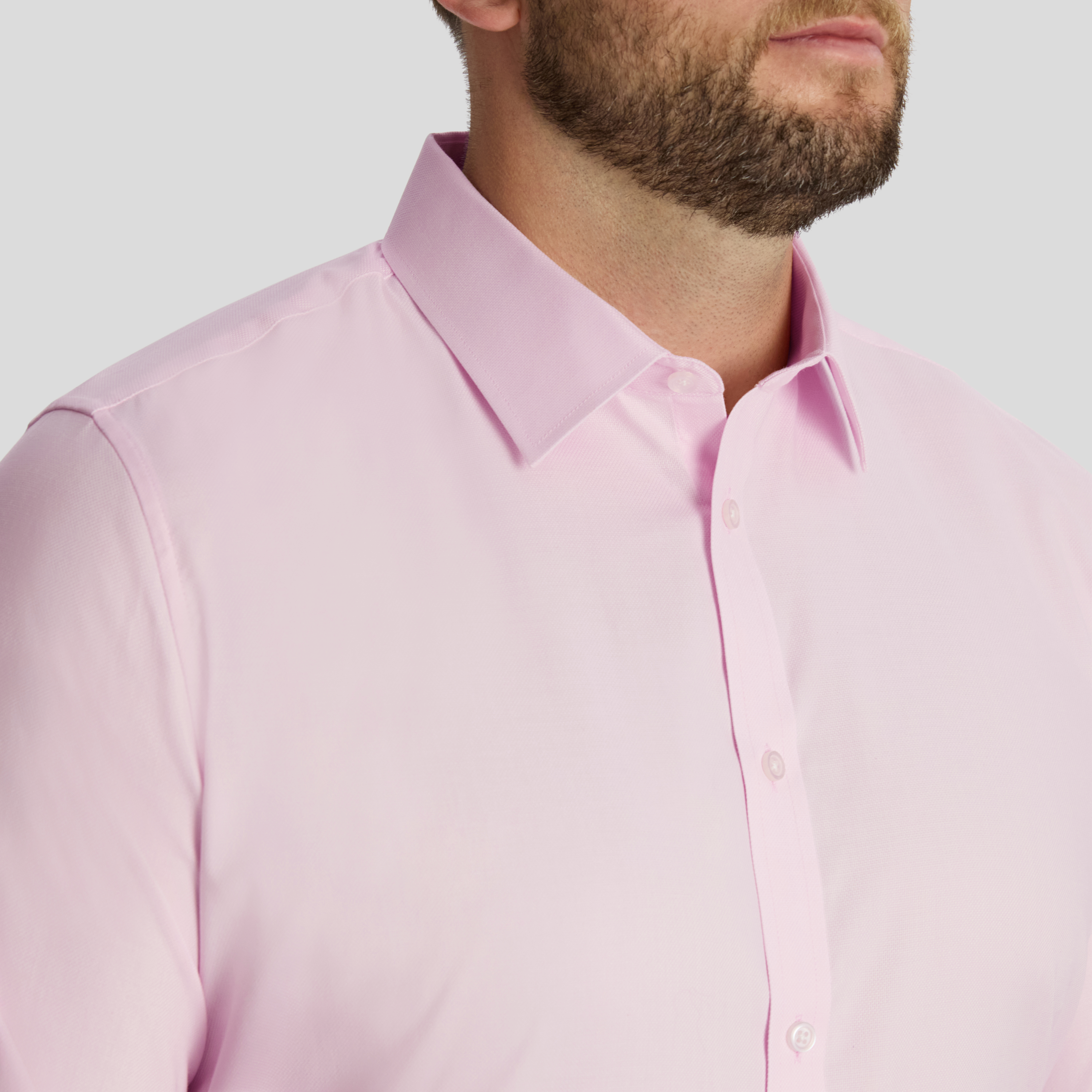 Pink Coolmax Stretch Dress Shirt