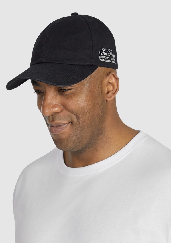 Black San Diego Canvas Cap