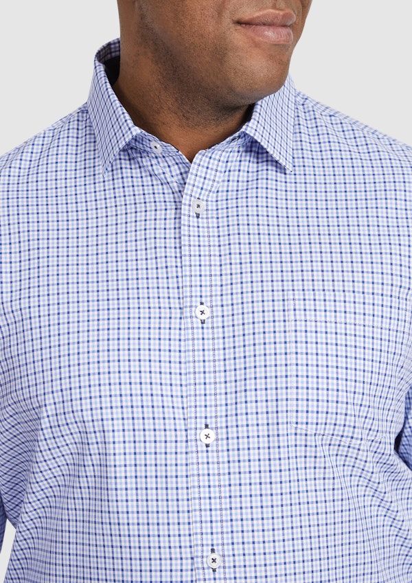 Blue Marlon Check Shirt