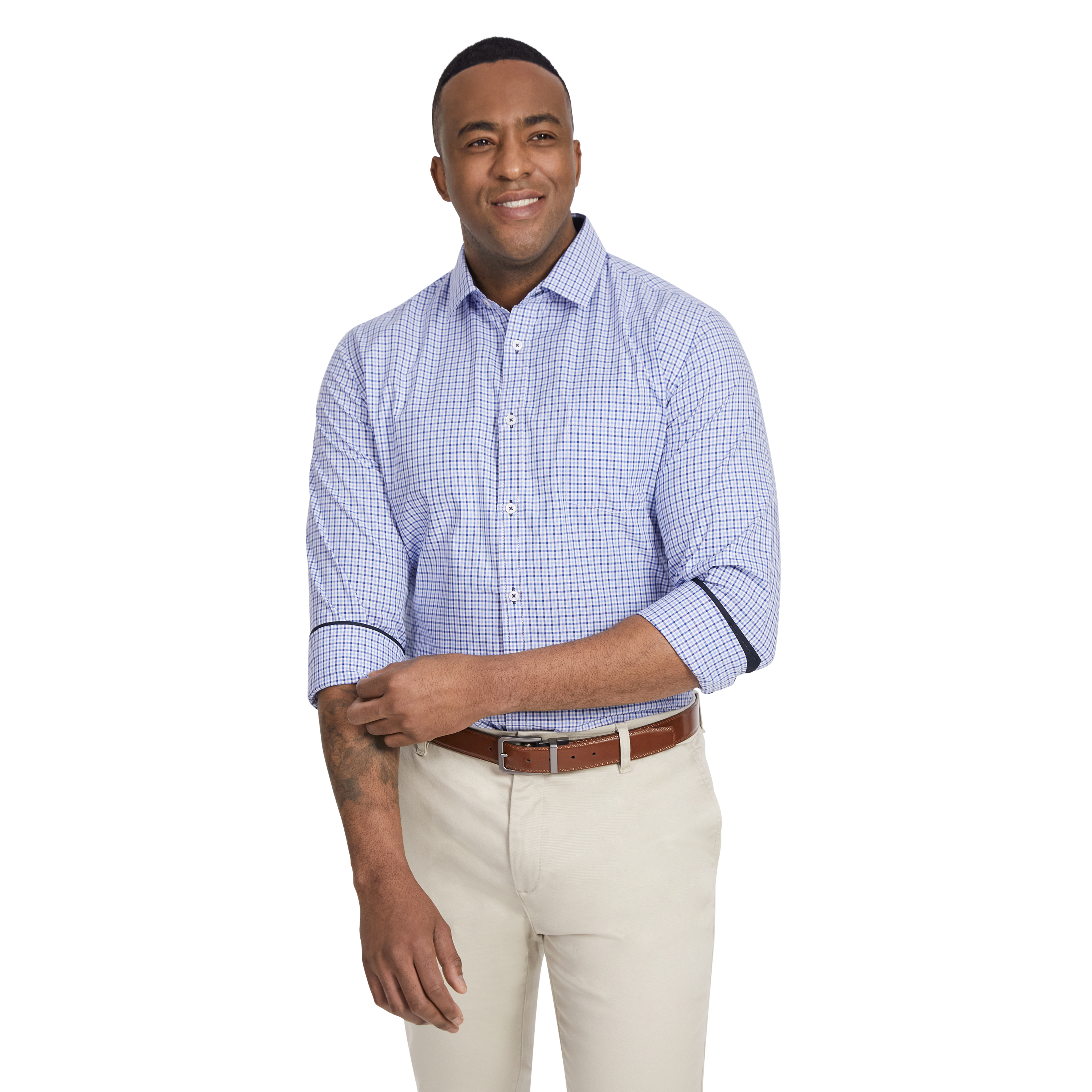 Blue Marlon Check Shirt