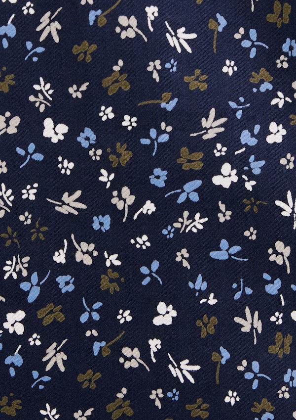 Navy Jason Floral Shirt