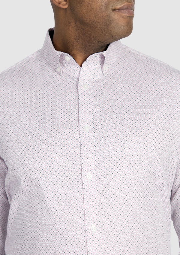 Pink Mateo Print Shirt