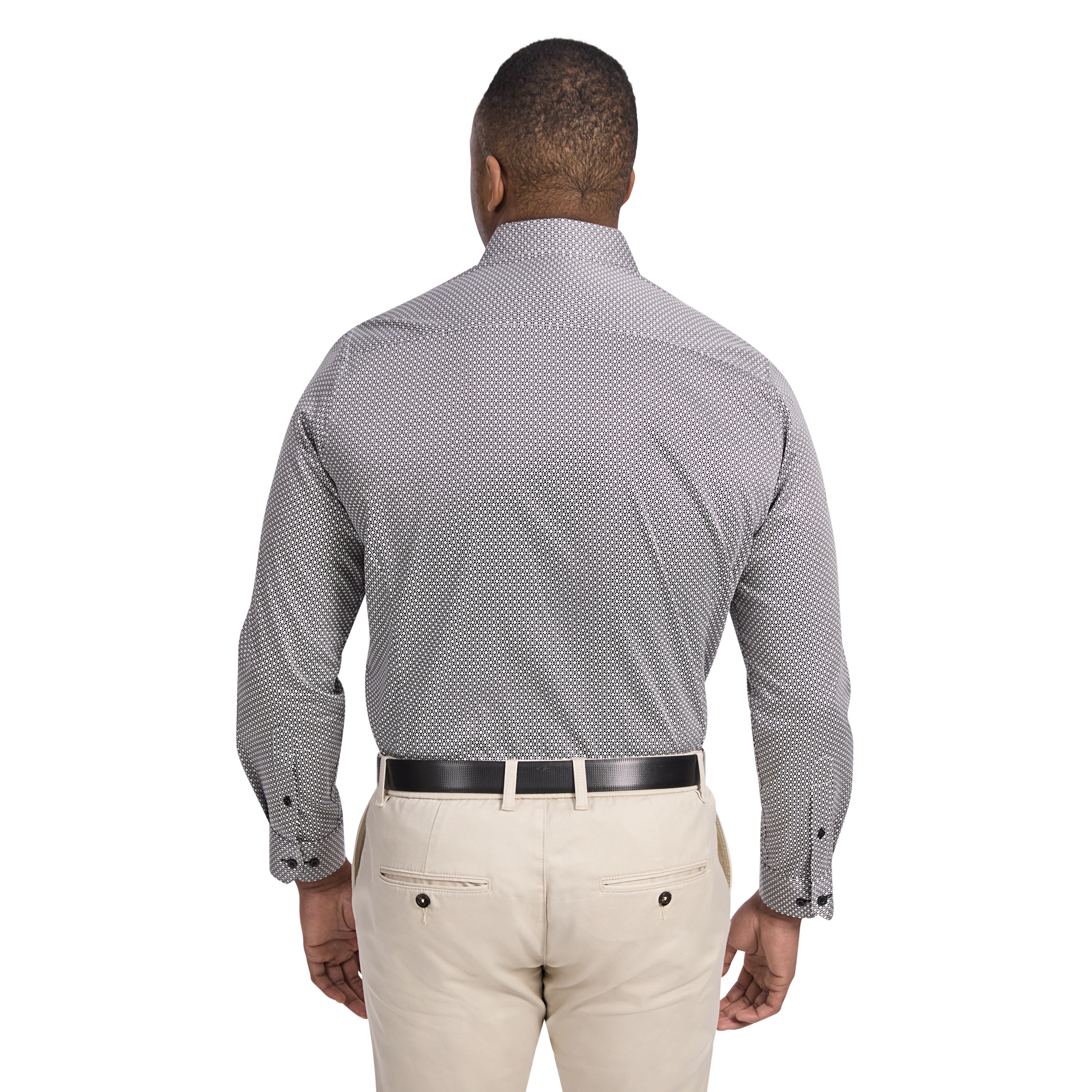 Black Theo Print Shirt