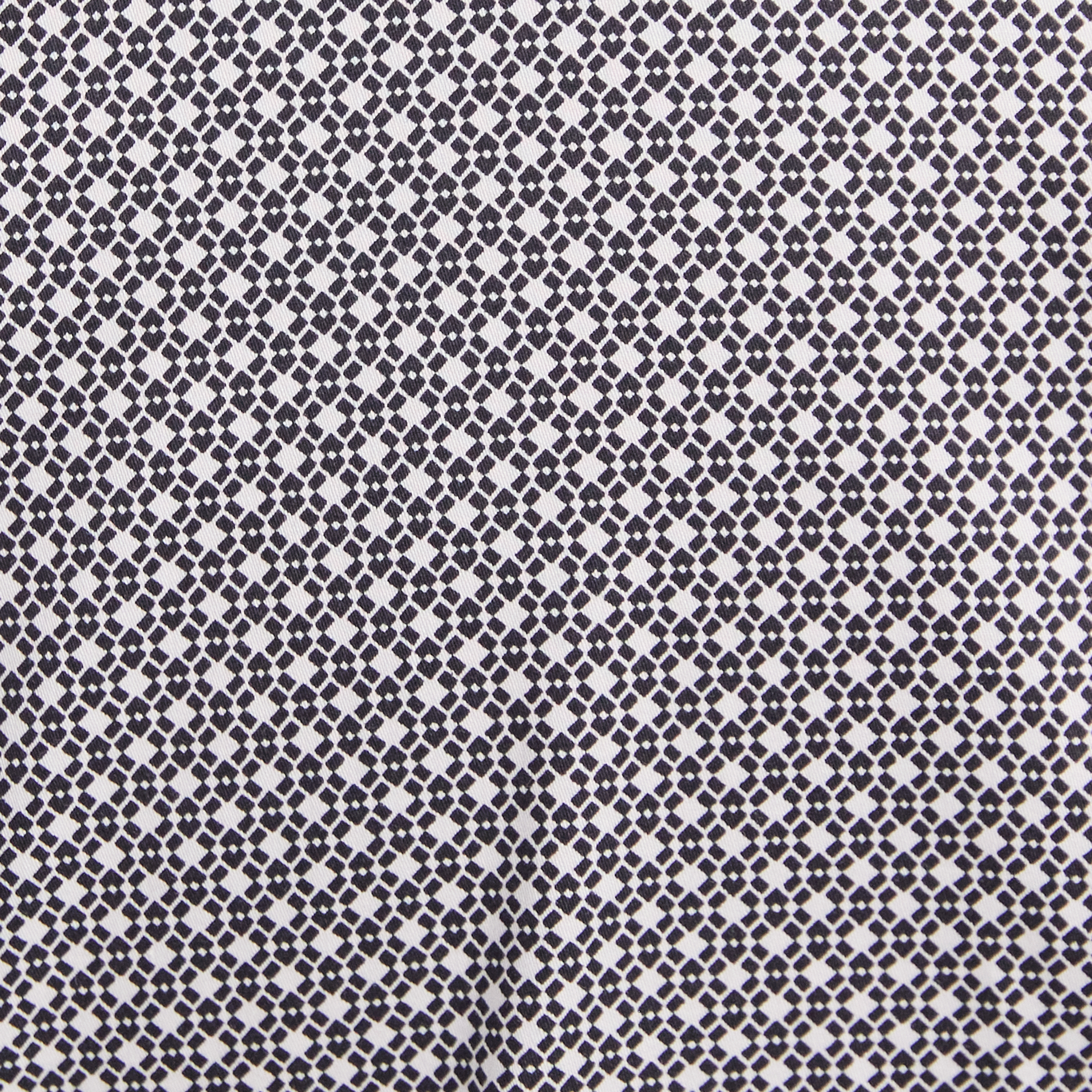 Black Theo Print Shirt