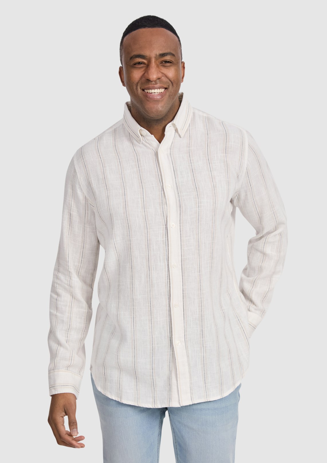 Madrid Stripe Linen Shirt