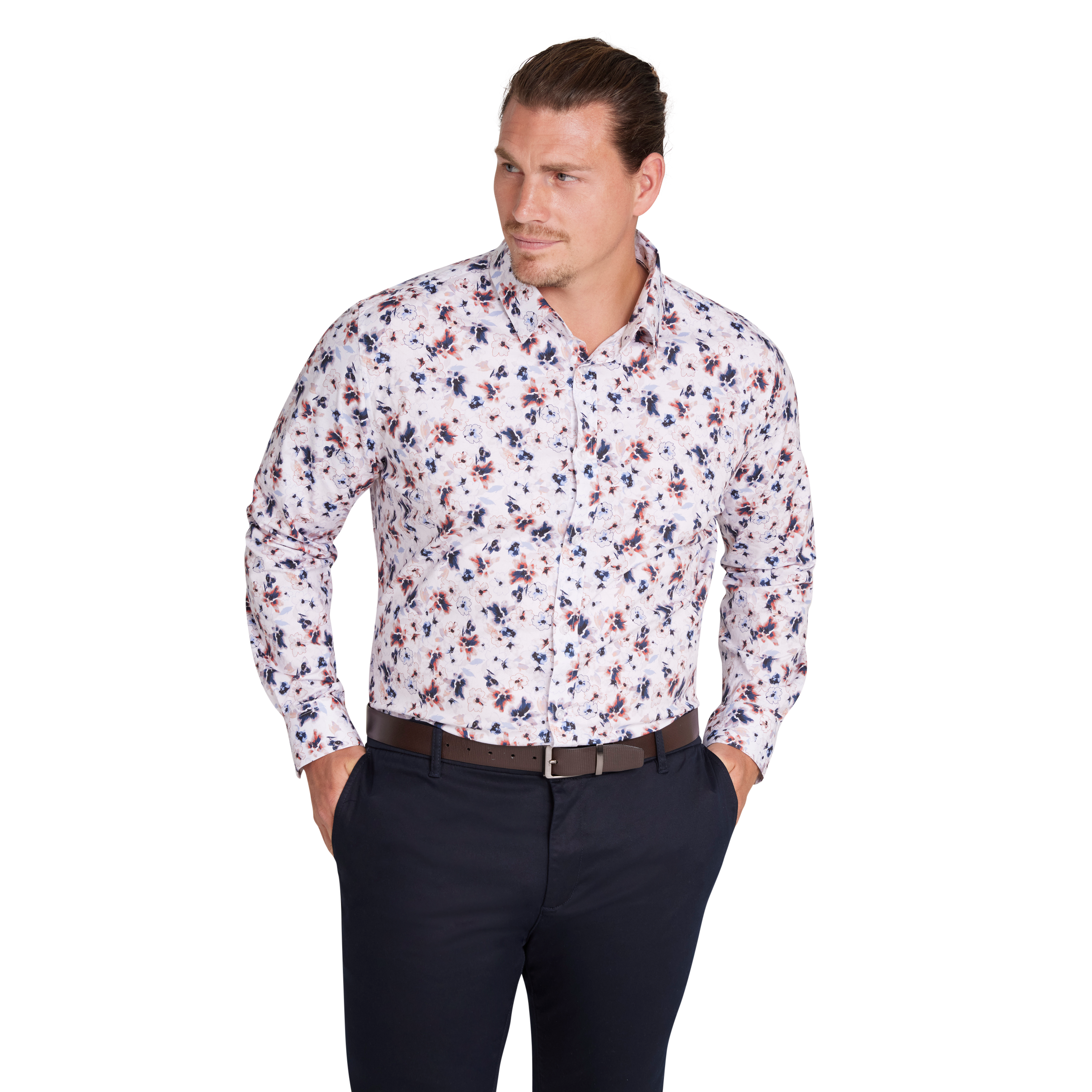 DAYLE FLORAL STRETCH SHIRT