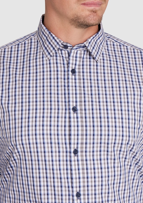 Blue Smith Check Shirt