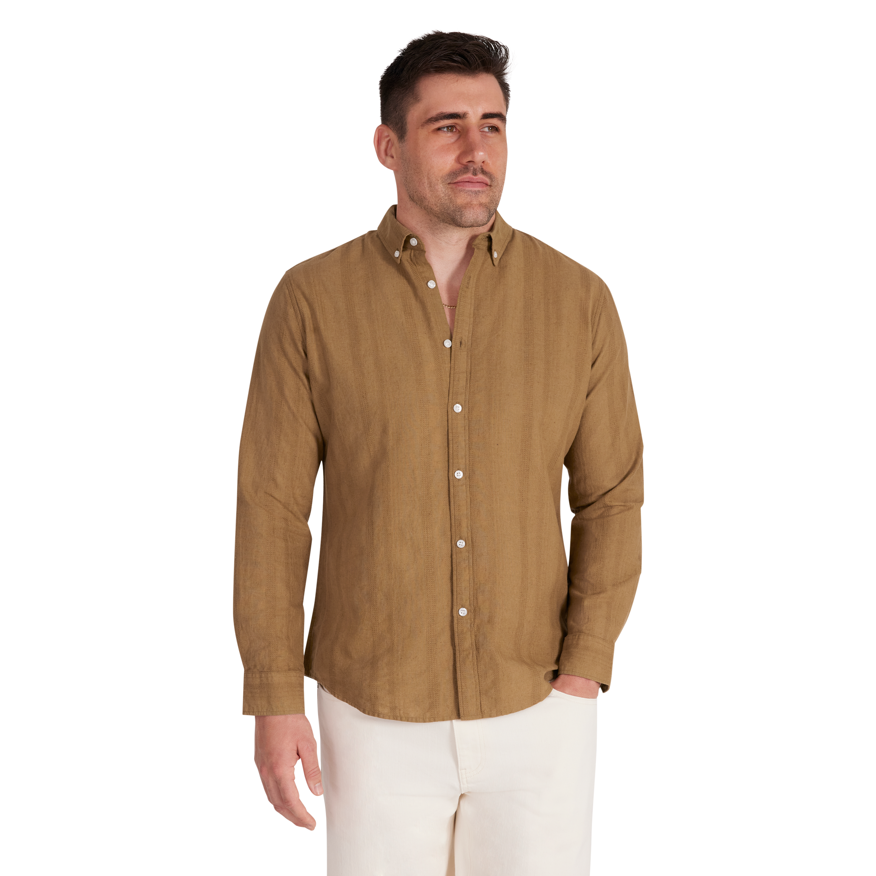 BANE TEXTURED LINEN SHIRT