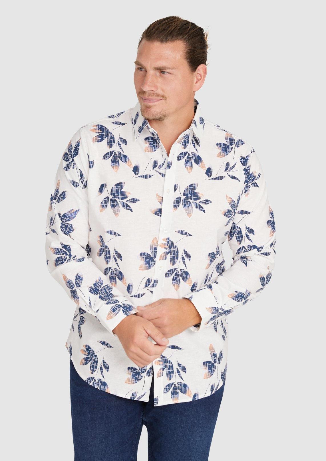 Casper Floral Linen Shirt