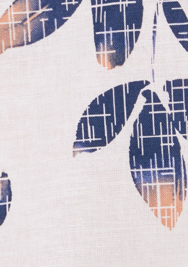 Ivory Casper Floral Linen Shirt