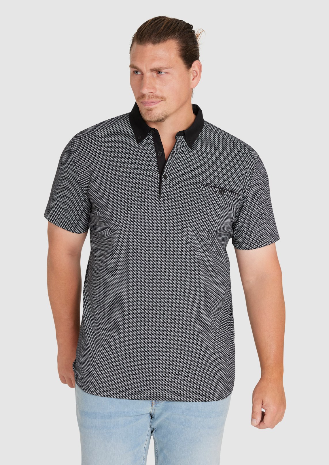 Leo Print Polo