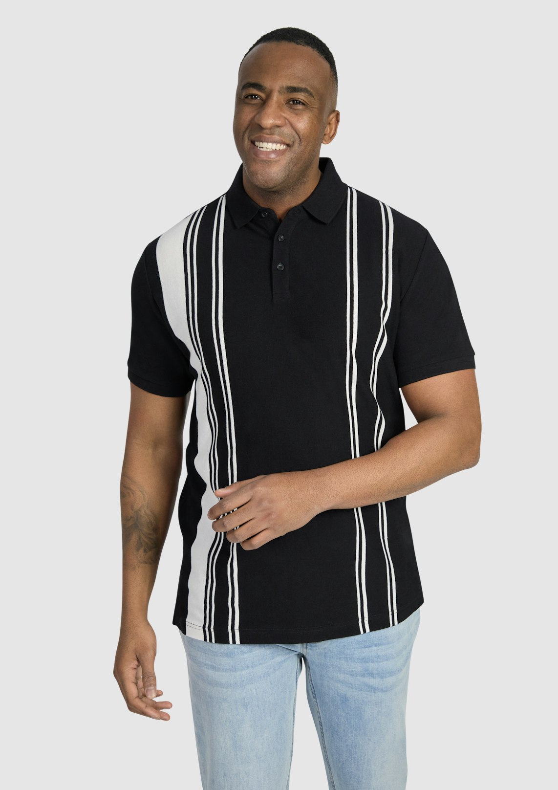 Jenkins Verical Stripe Polo