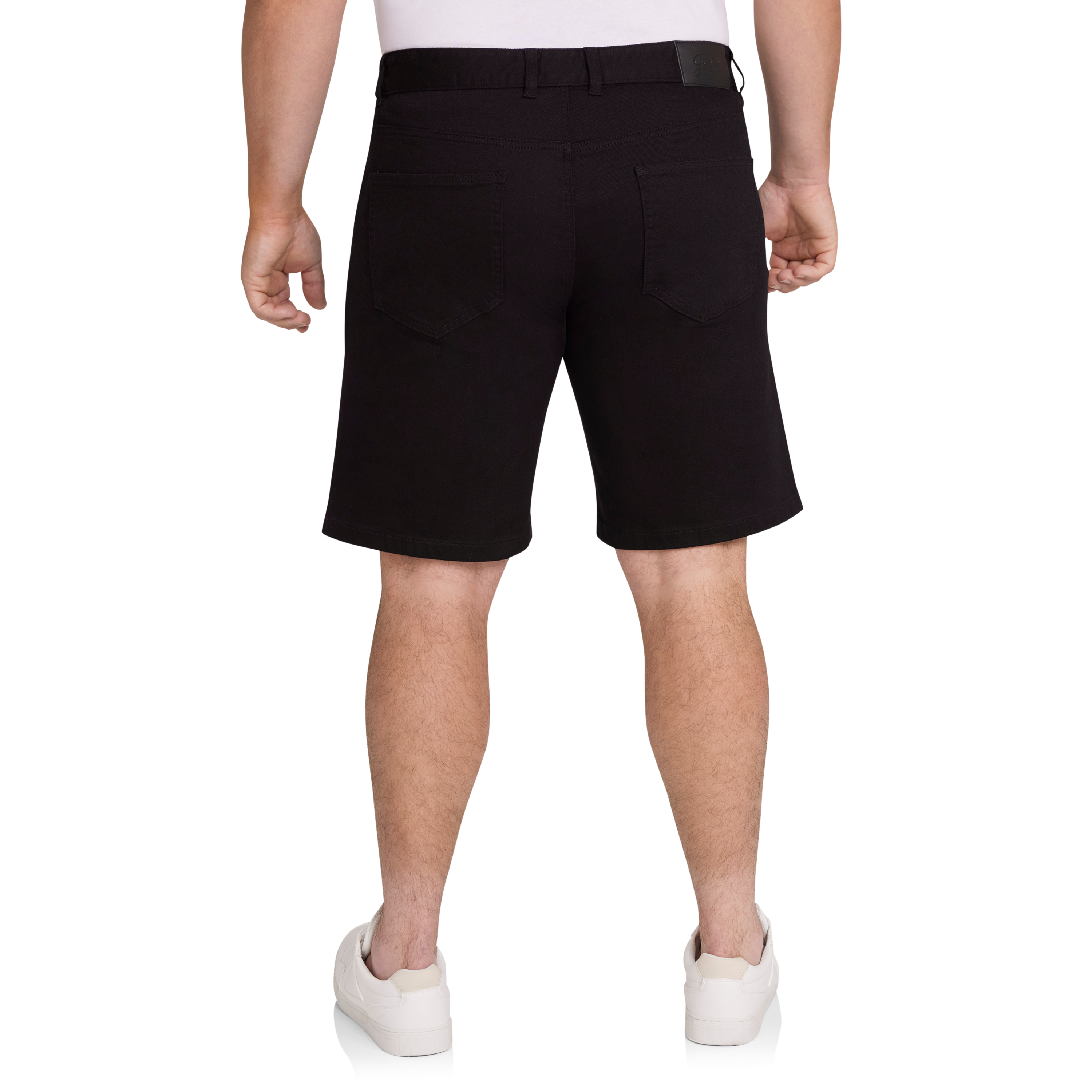 Black Cuba Stretch Denim Short