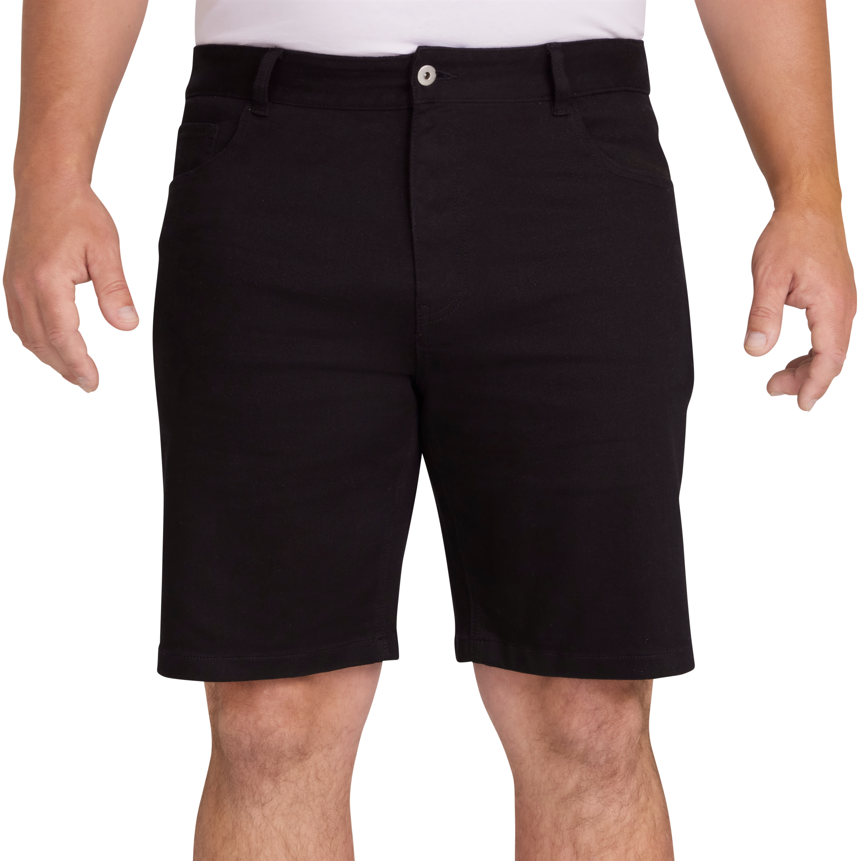 Black Cuba Stretch Denim Short
