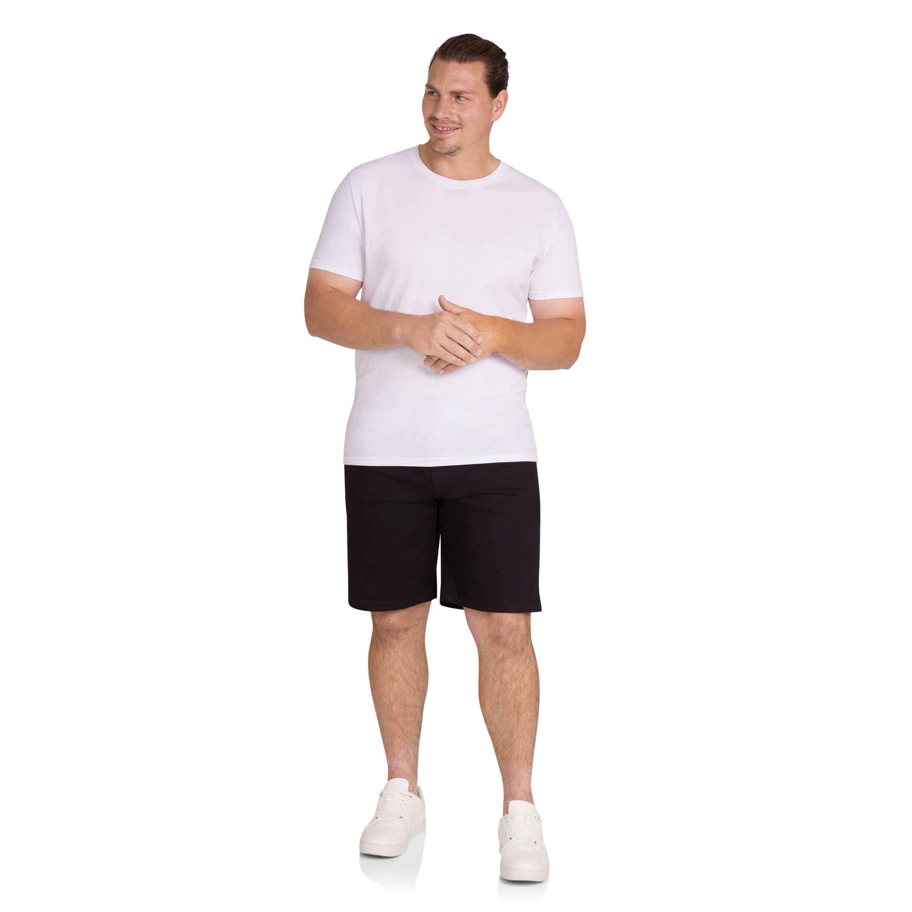 Black Cuba Stretch Denim Short