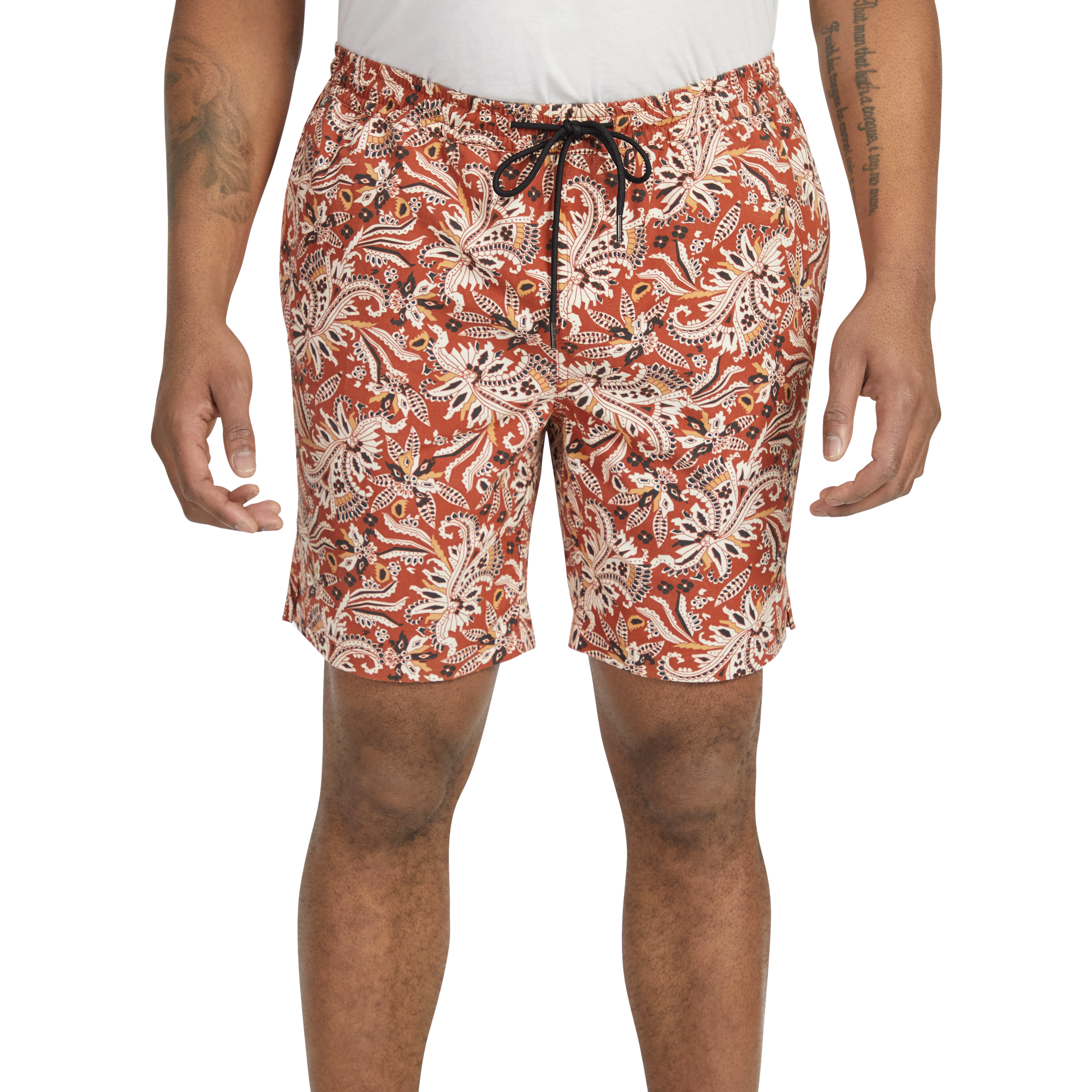 Terracotta Irwin Print Swim Short