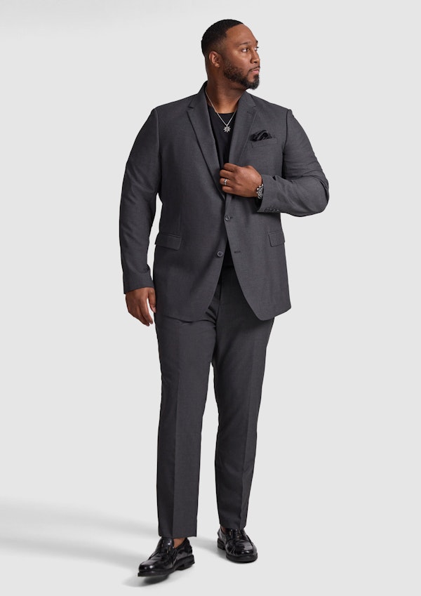 Charcoal Raymond 2Button Suit Jacket