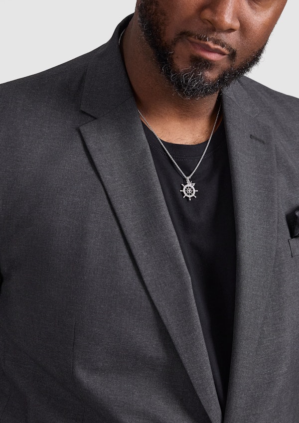 Charcoal Raymond 2Button Suit Jacket