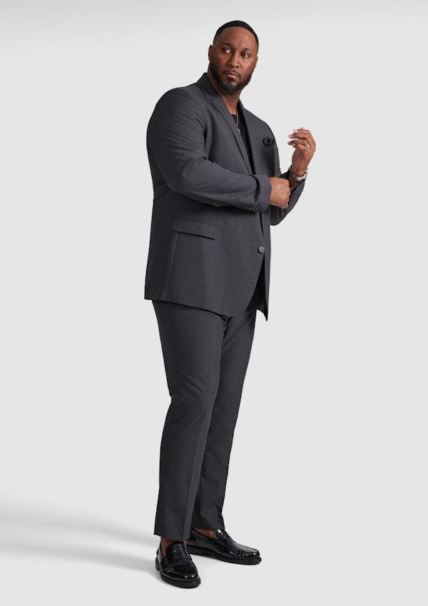 Charcoal Raymond 2Button Suit Jacket