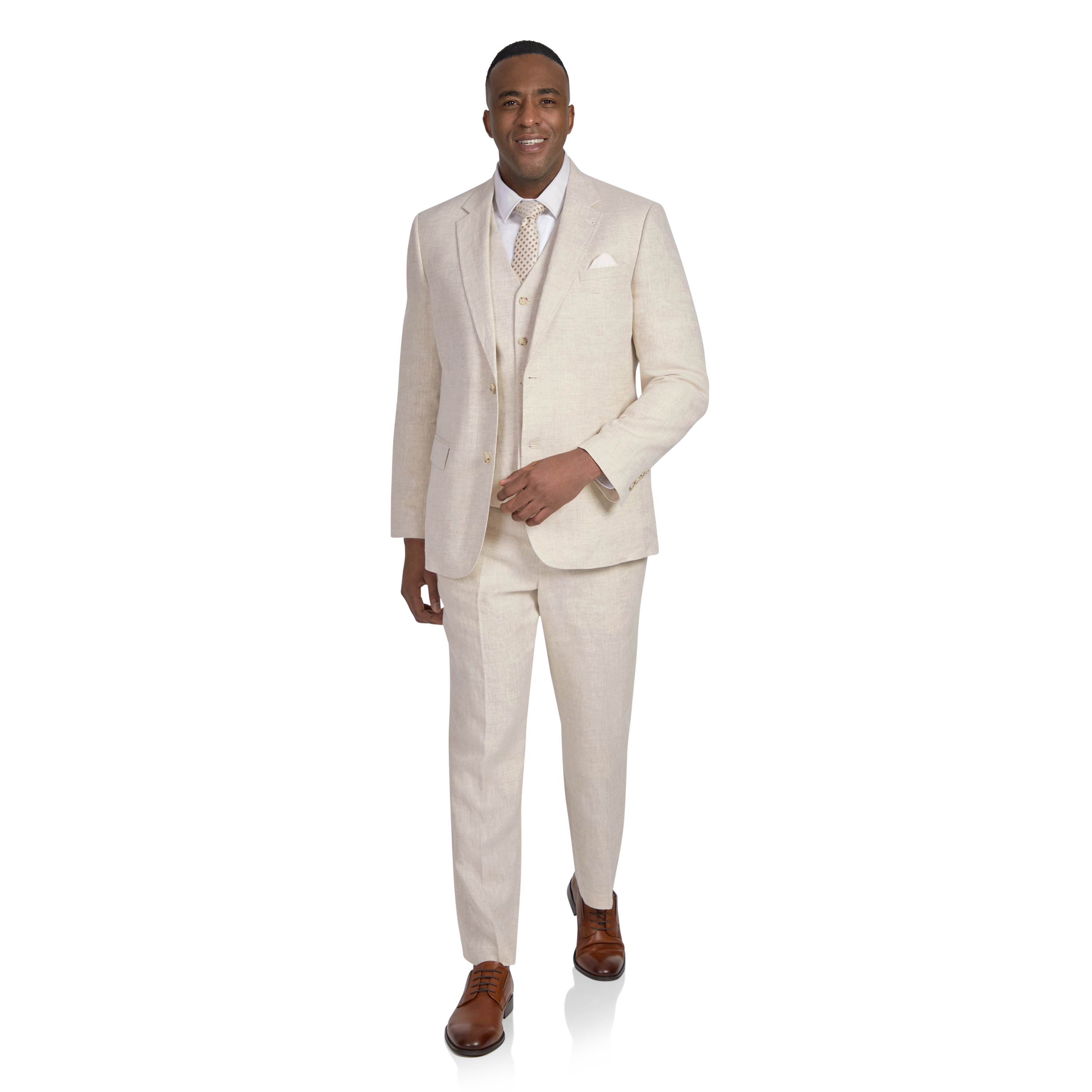 Natural Jude Linen Suit Jacket