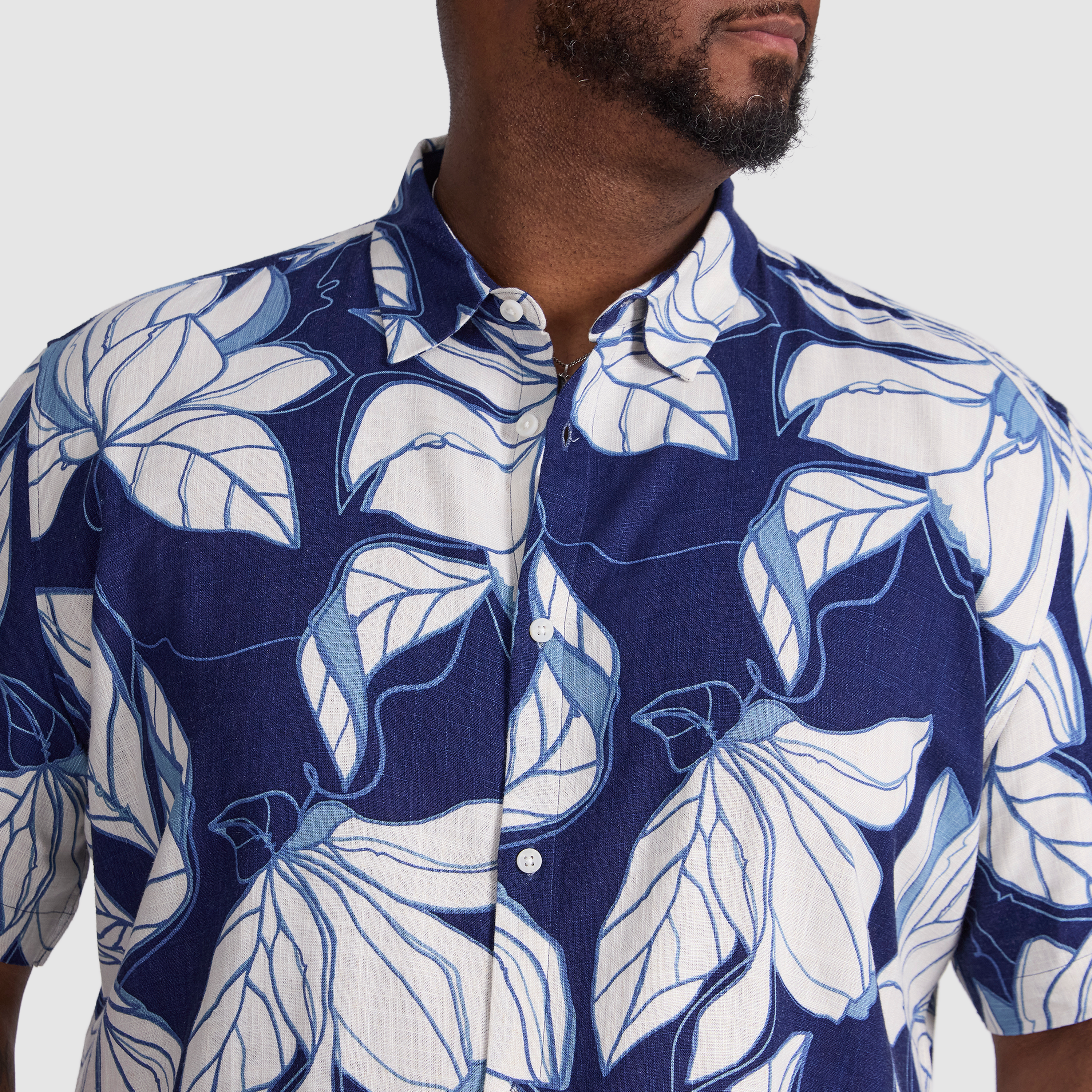 Navy Keyline Short Sleeve Shirt