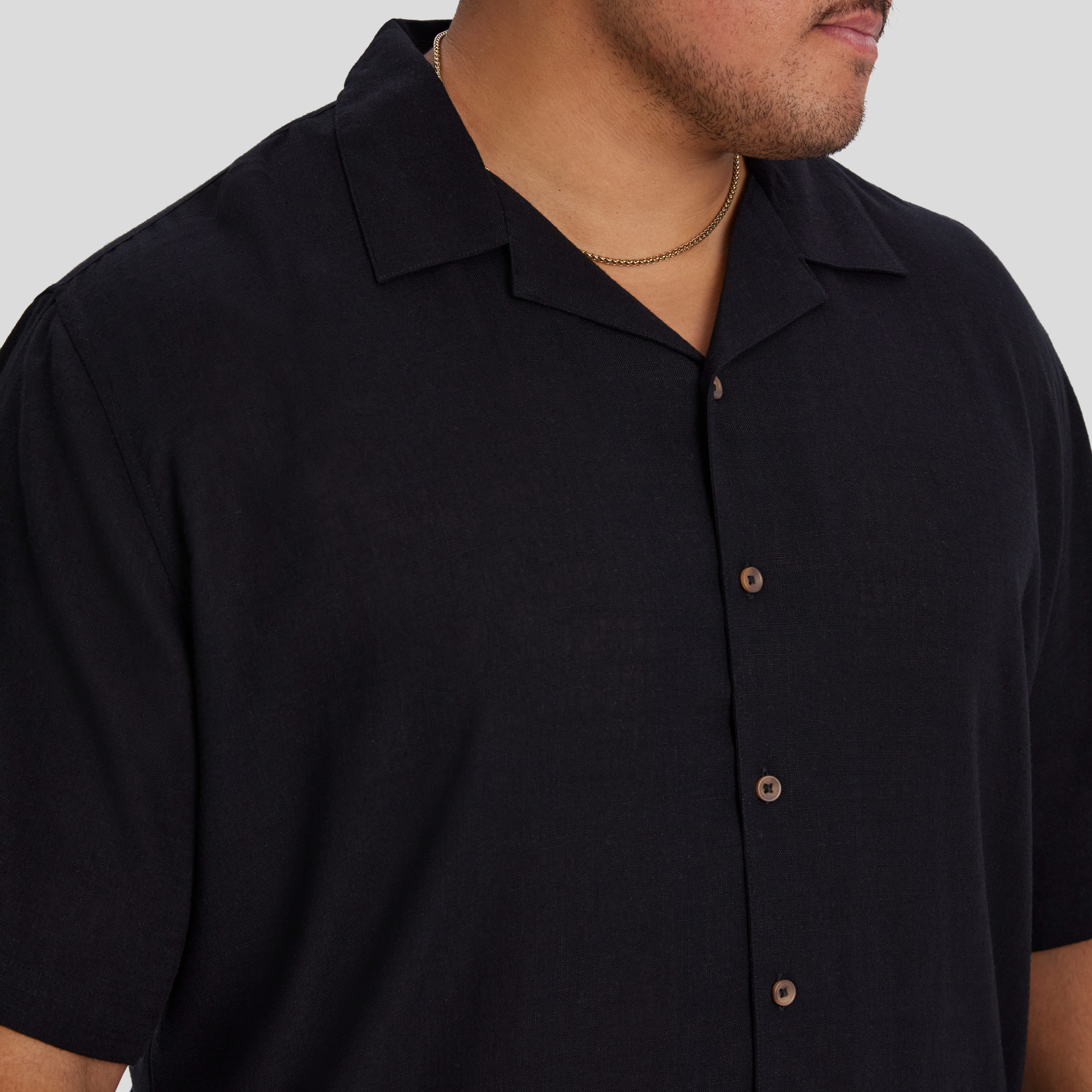 Black Bondi Relaxed Fit Shirt
