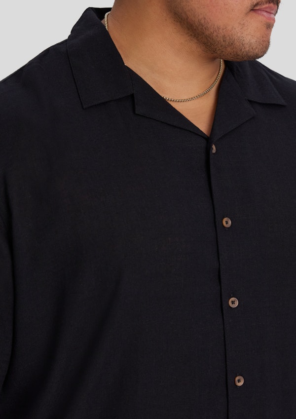 Black Bondi Relaxed Fit Shirt
