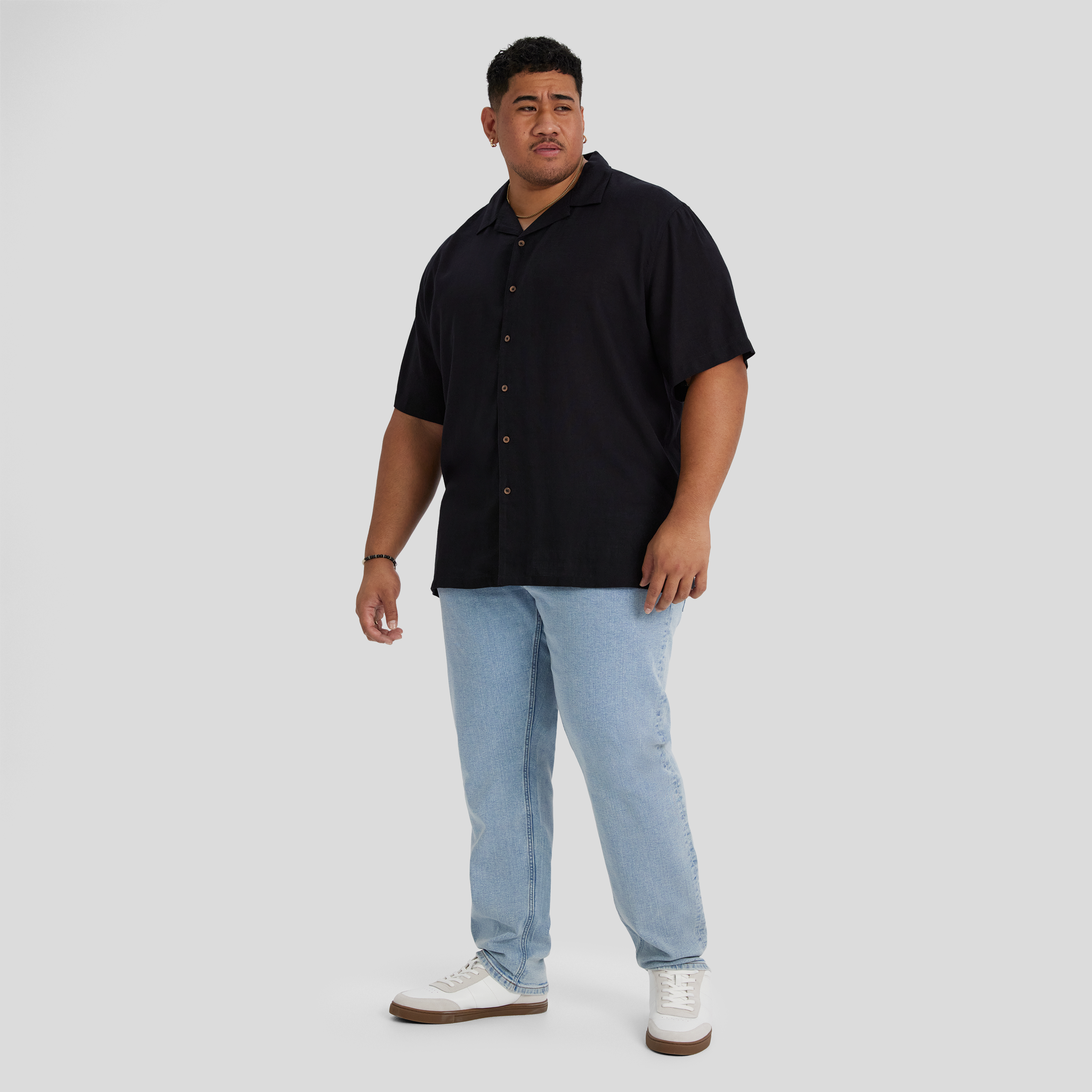 Black Bondi Relaxed Fit Shirt