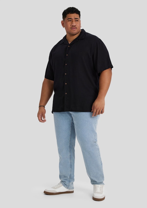 Black Bondi Relaxed Fit Shirt