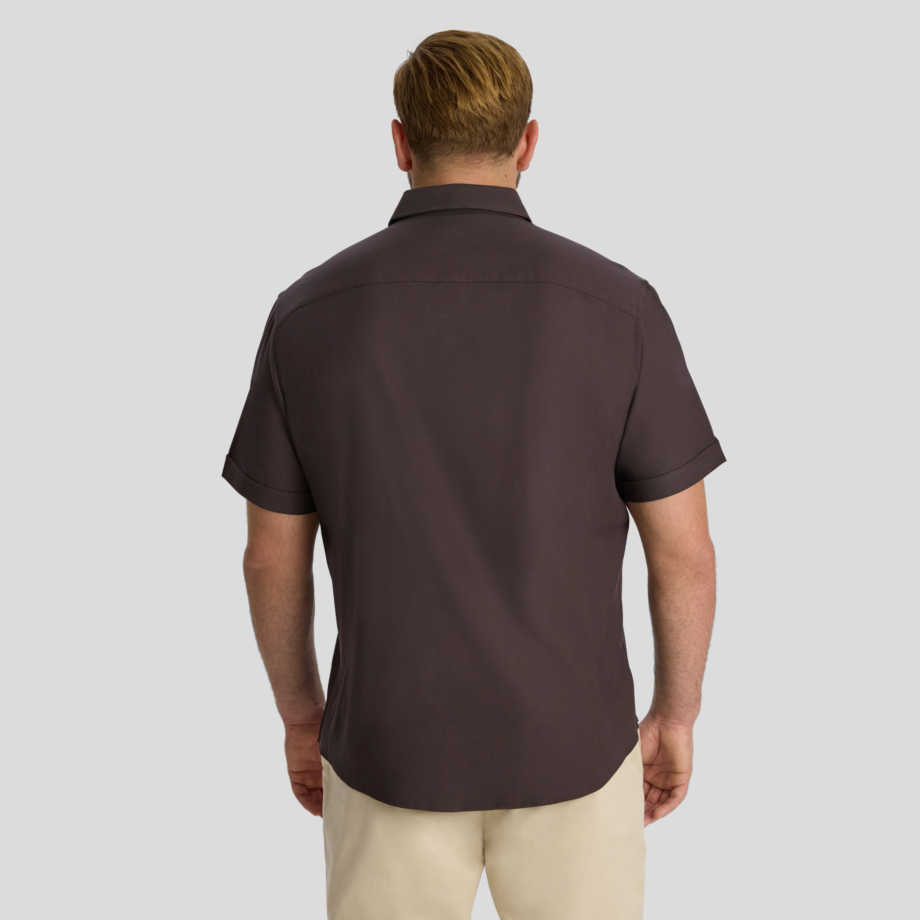 Chocolate Deniro Stretch Shirt