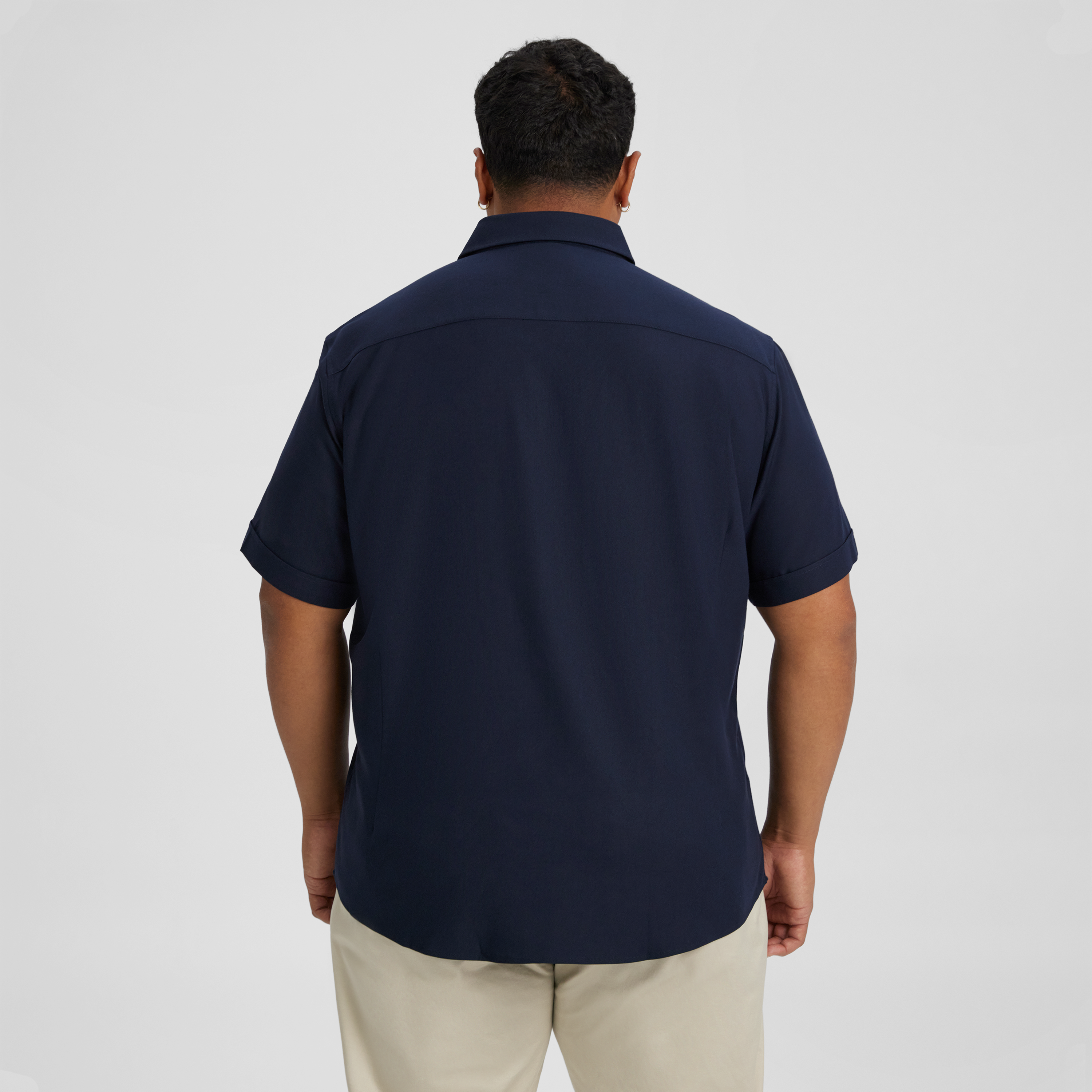 Navy Deniro Stretch Shirt