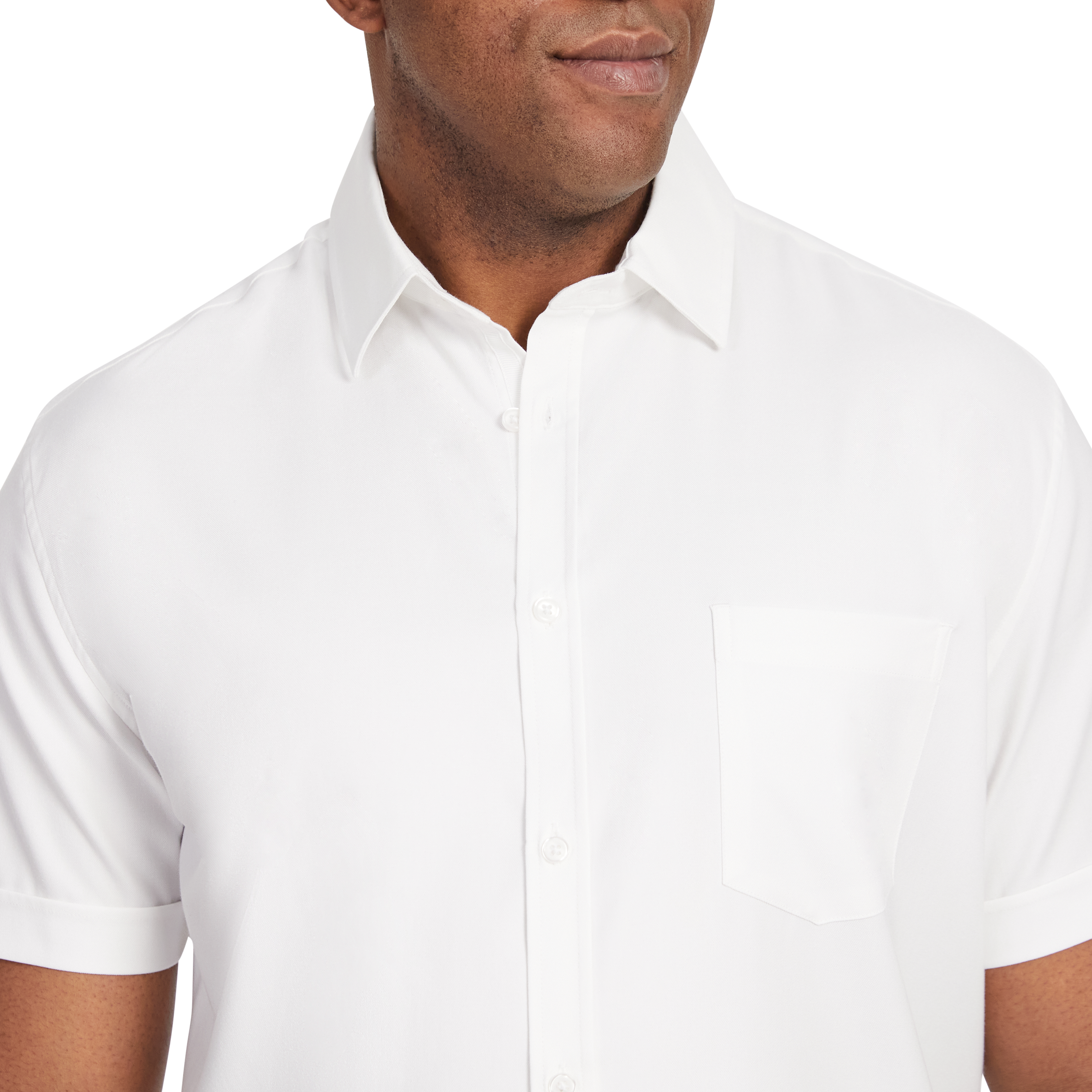 White Deniro Stretch Shirt