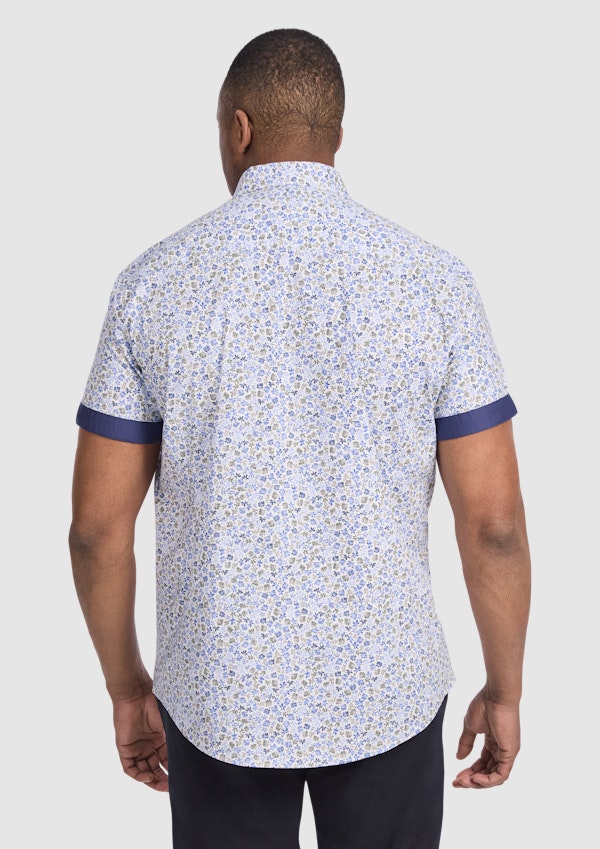 White Ezra Stretch Shirt