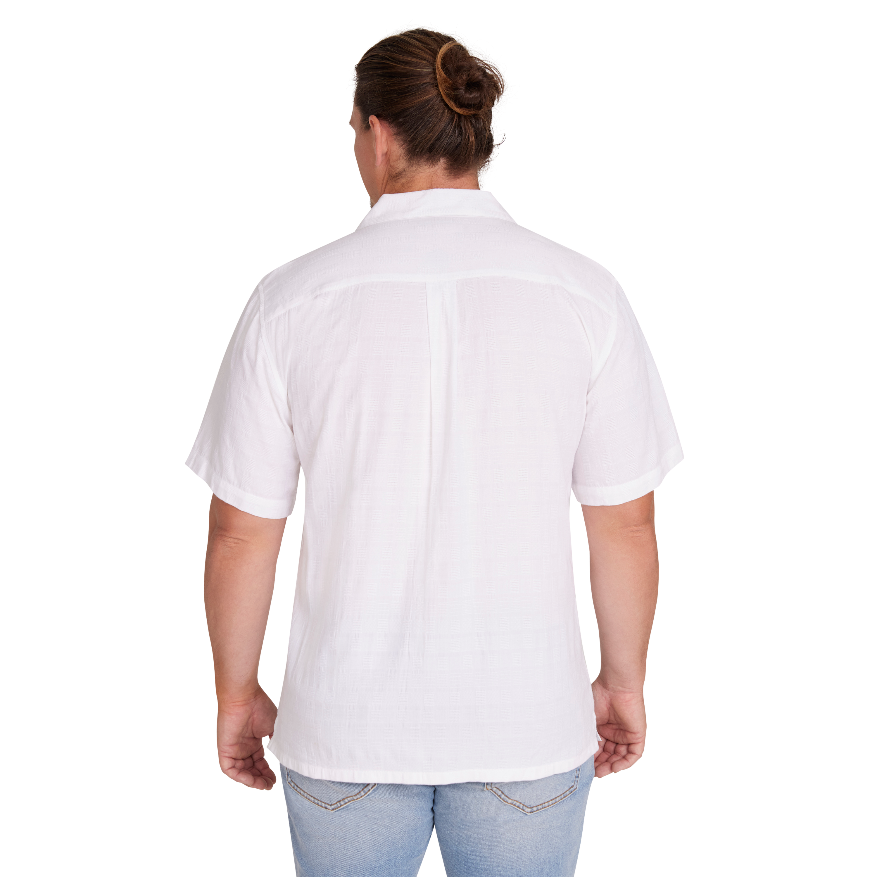 White Barclay Relaxed Fit Shirt