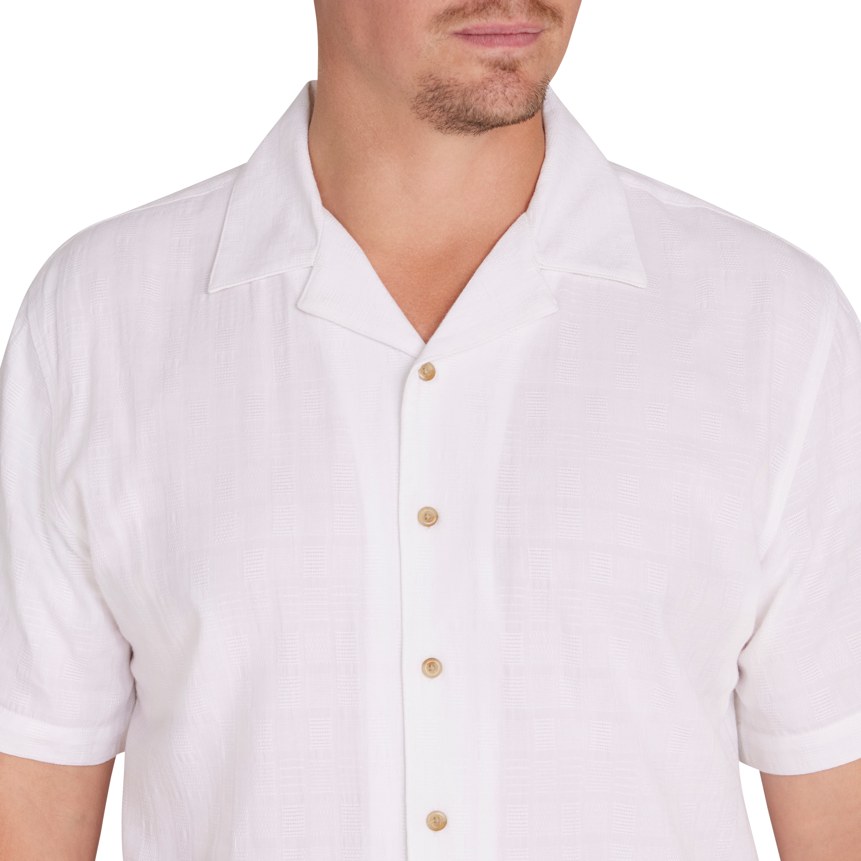 White Barclay Relaxed Fit Shirt