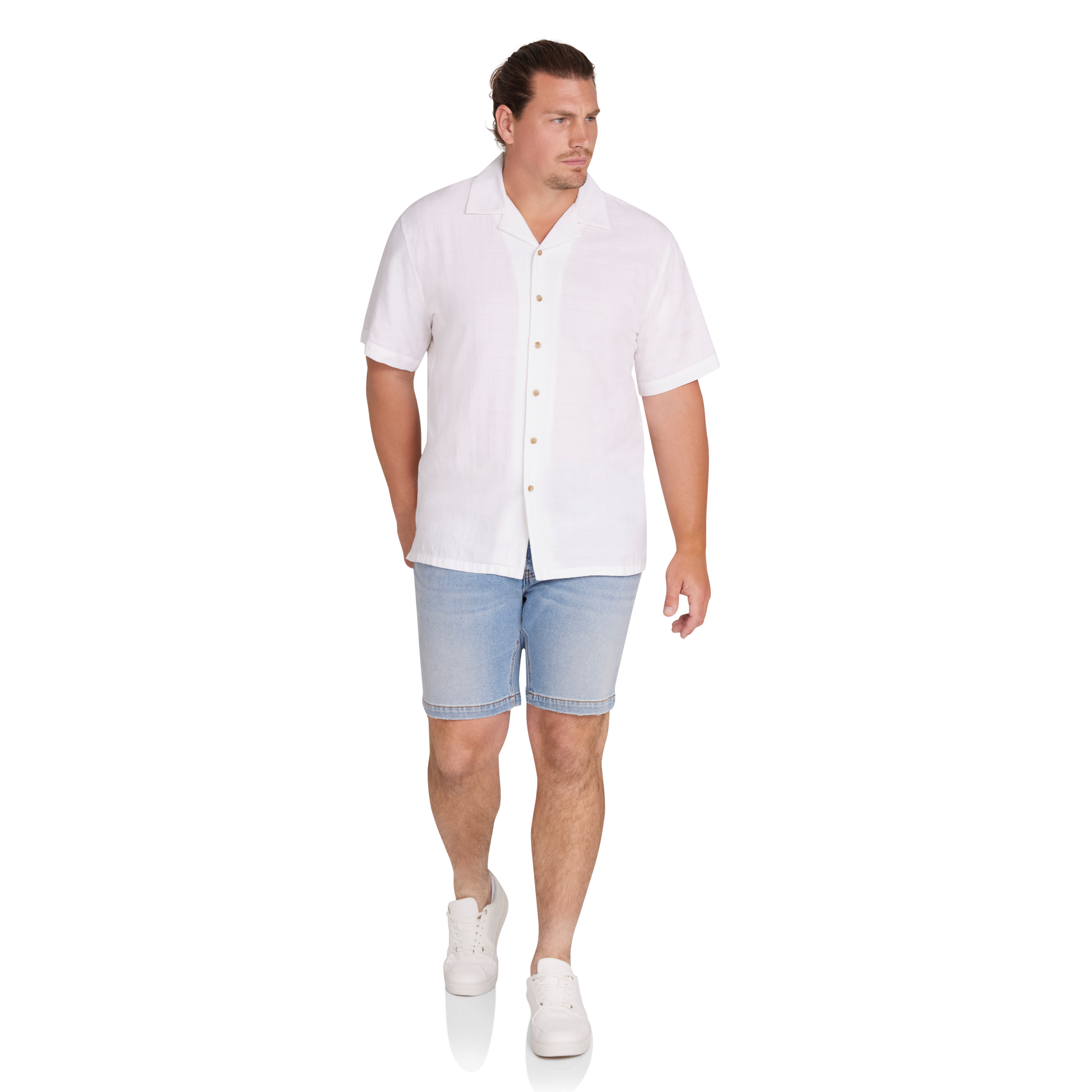 White Barclay Relaxed Fit Shirt