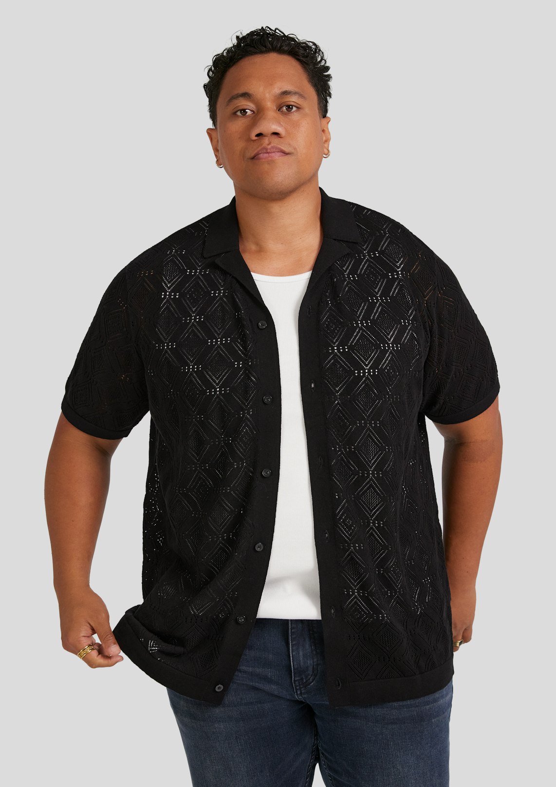 Alfred Relaxed Fit Knit Shirt