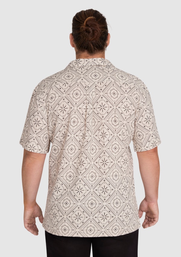 Chalk Batik Relaxed Fit Shirt