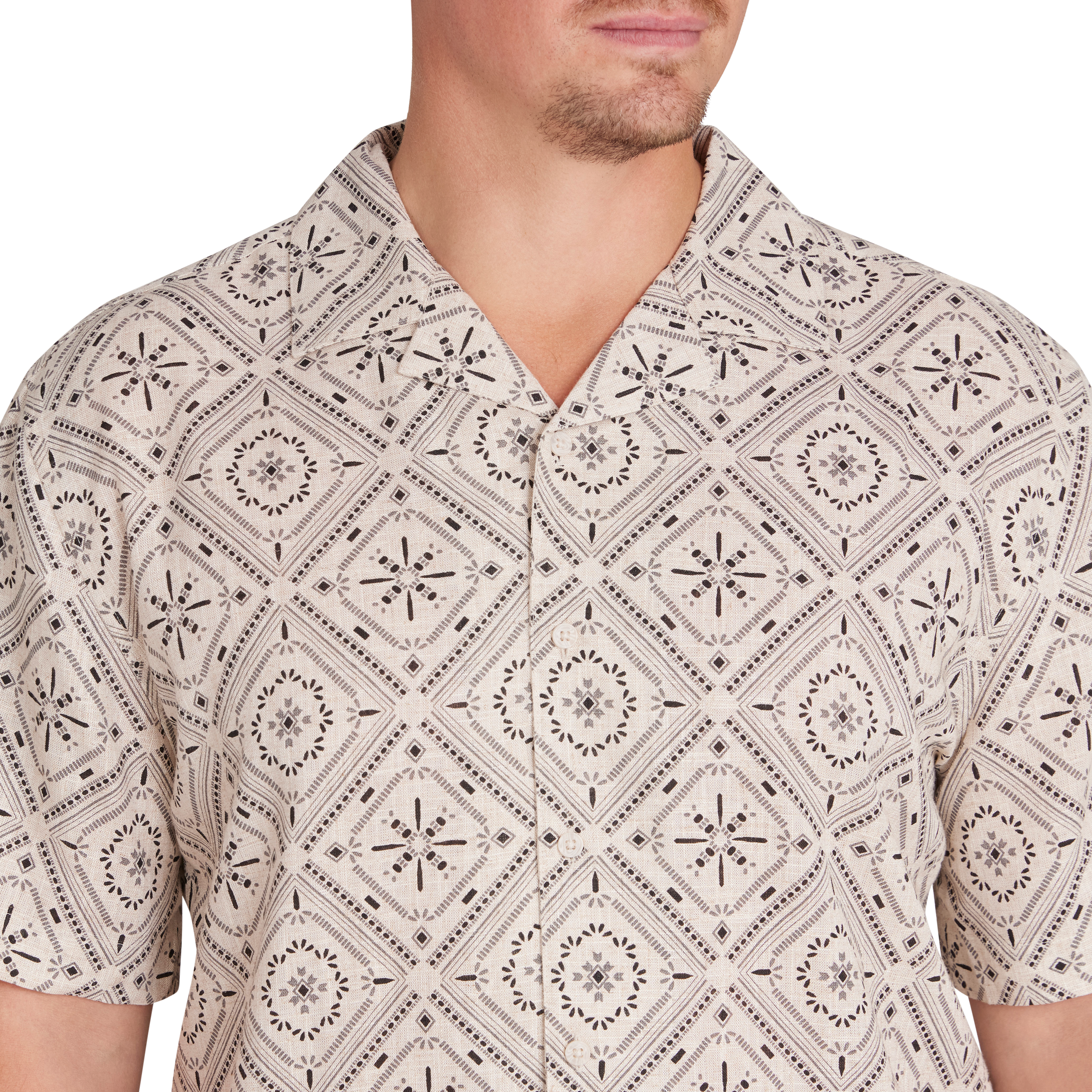 Chalk Batik Relaxed Fit Shirt