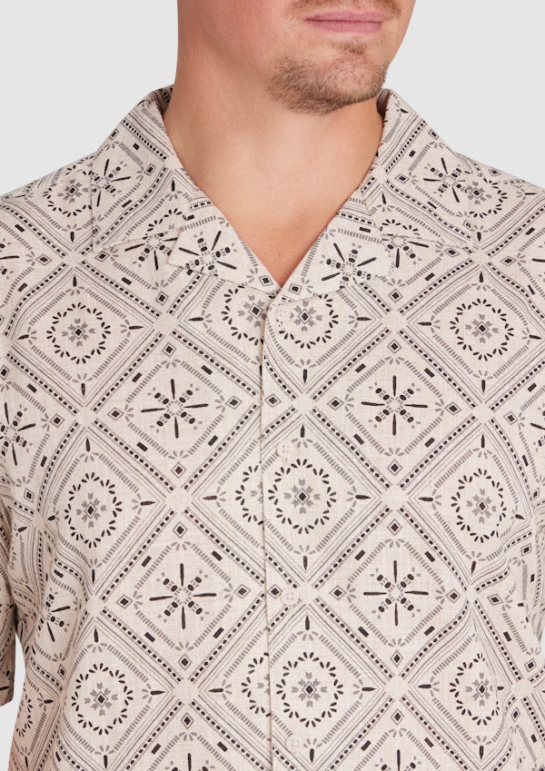 Chalk Batik Relaxed Fit Shirt