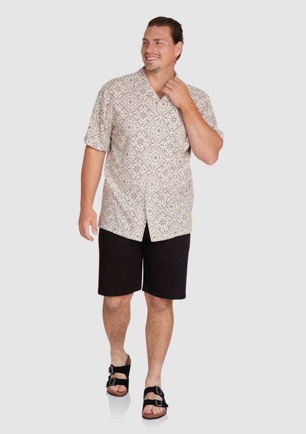 Chalk Batik Relaxed Fit Shirt