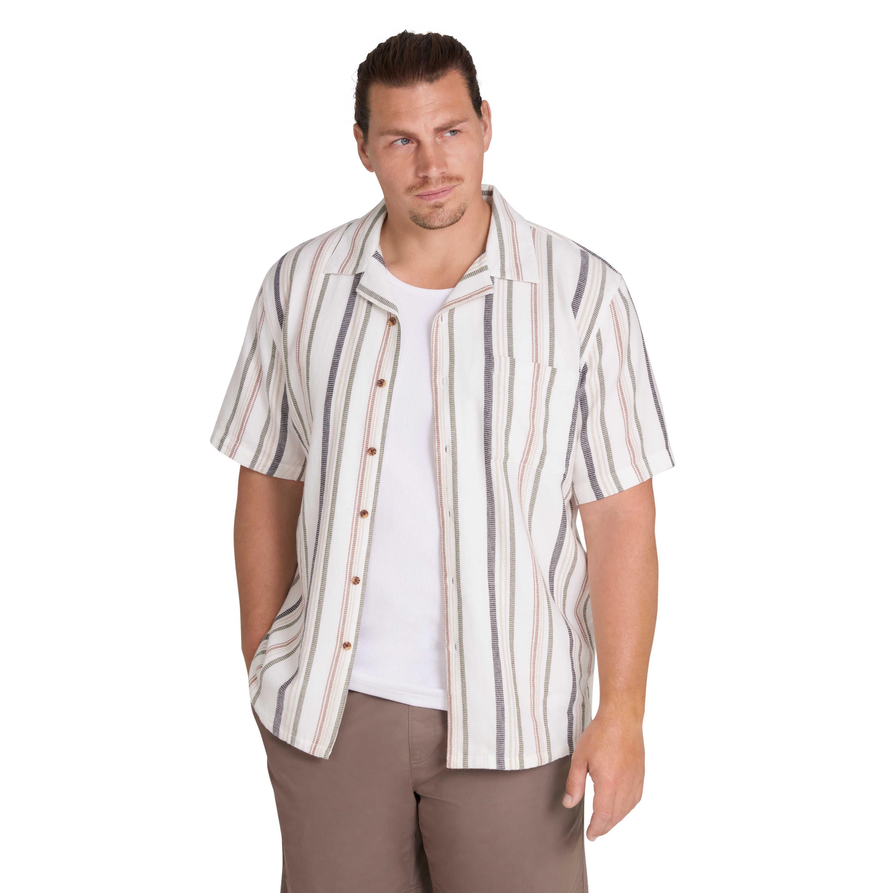 Figaro Relaxed Stripe Shirt